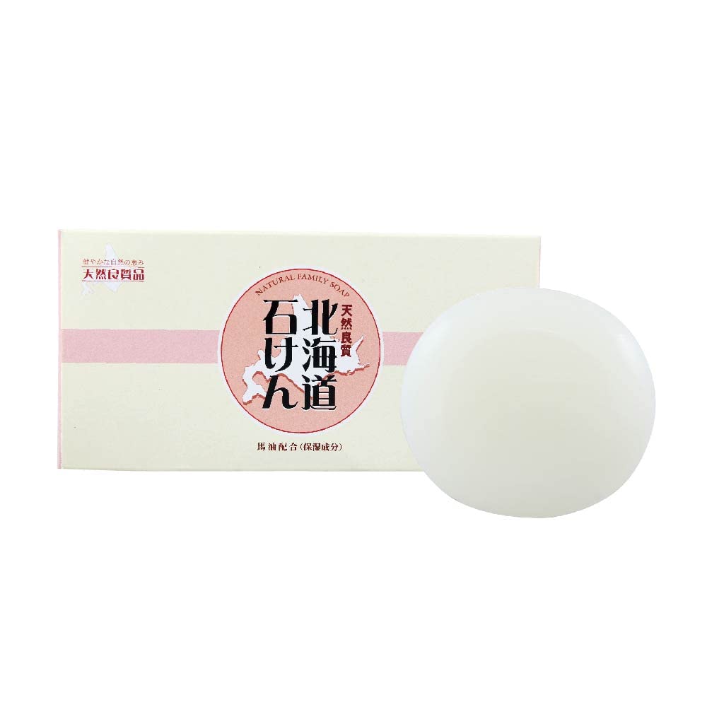 Amazon | 北海道石けん 100g×2個入り【北海道純馬油本舗 馬油