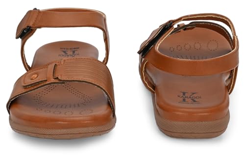 Image of Karaddi Women's Fashion Sandals | Women's Flat Heels | Stylish Ankel Strap Sandal for Ladies