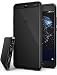 Ringke [Fusion] Compatible with Huawei P10 Tough PC Back TPU Bumper [Drop Protection, Shock Absorption Technology][Attached Dust Cap] Raised Bezels Protective Cover Huawei P10 Case - Ink Black