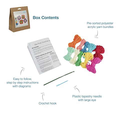 Trimits 'My First' Kit, Crochet, Granny Squares - Image 6