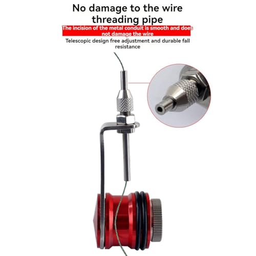 Anudador de Pesca GT con Bobbin Knotter de Acabado Plateado Resistente 6