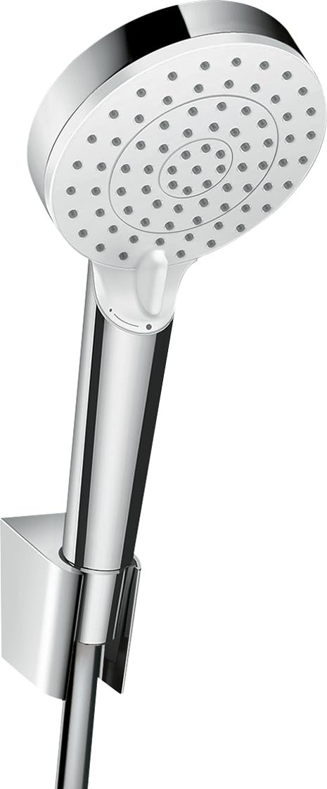 hansgrohe Crometta Set supporto doccia Vario con flessibile doccia 125 cm, bianco/cromo, 26691400