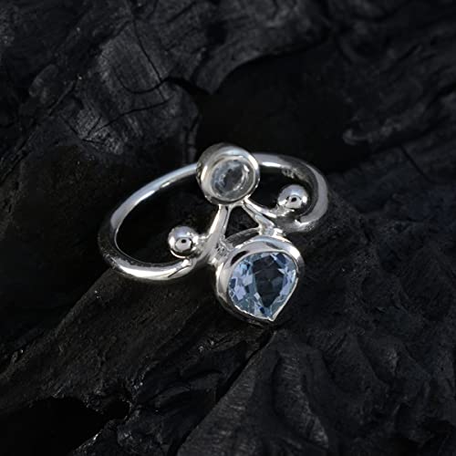 Bijoux de créateur bague en argent sterling 925 d'exception