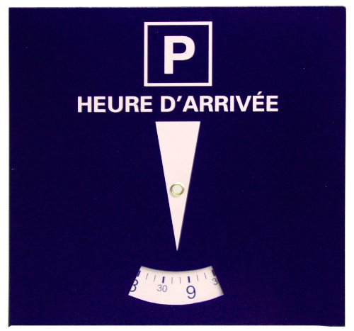 Carlinea 483330 Disco de estacionamiento, Azul, Color Blanco