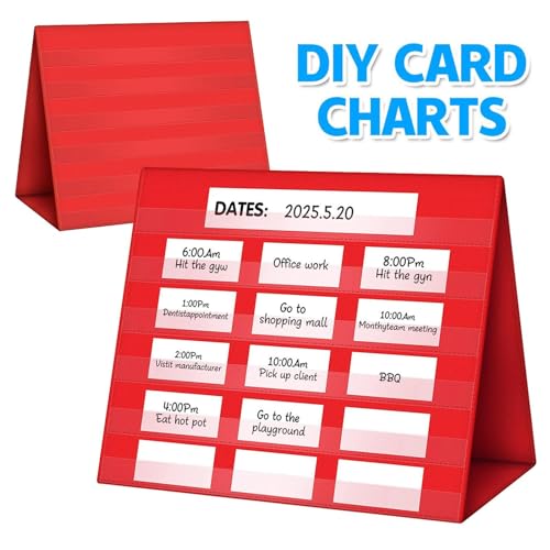 Tableau à poches de table pliable et double face pour enseignant - 5