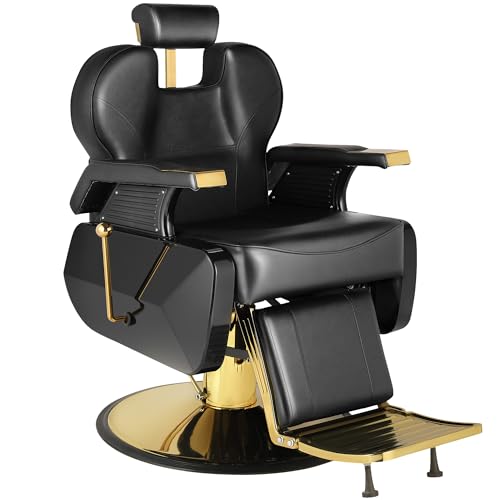 Hydraulic Swivel Hairdressing Chair with Adjustable Headrest