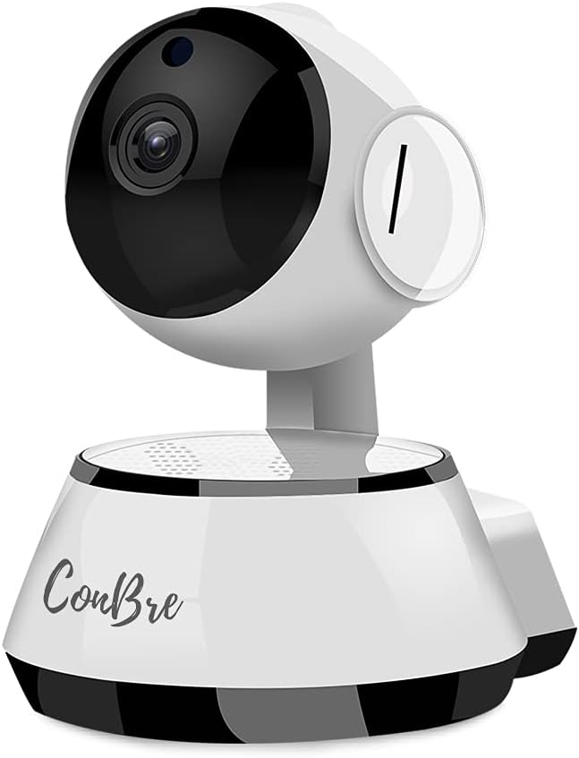 Conbre MiniXR V380 Pro Wireless HD Security CCTV Camera | 360° with Pan Tilt | Two Way Communication | Motion Alert | Night Vision | SD Card (Upto 128 GB)