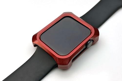 ギルドデザイン(Gild Design) Solid bumper for Apple Watch 45mm Series 8 / 7 ジュラルミン削り出し Apple Watch用ケース (レッド)