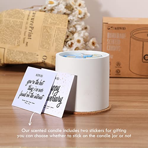 Scented Candles Gifts For Him, Her - Handmade Aromatherapy Candle For Home Scented, Romantic Gifts For Women, 60 Hour Burn Time 10Oz Soy Wax Candle For Couple, Husband, Wife #TOP1