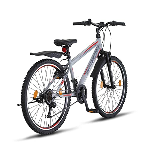 Chillaxx-Velo-Escape-Premium-VTT-de-24-et-26-pouces-Velo-pour-filles-garcons-hommes-et-femmes-21-vitesses-24-pouces-grisrouge-V-Bramse