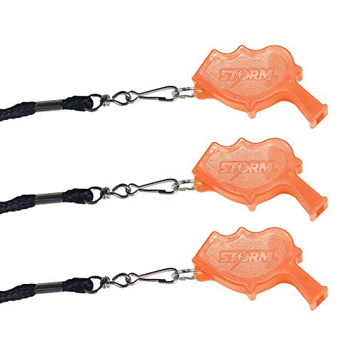 Storm World’s Loudest Outdoor Safety Whistle | Emergency, Marine, Police, Underwater, Survival | Includes Lanyard