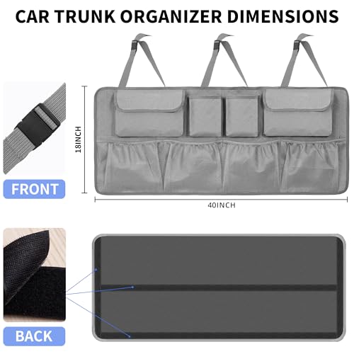 Image of Car Trunk Organizer Storage (Dimgrey)