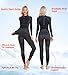 ATTRACO Womens Thermals Top and Bottom Set Warmers Underwear for Women Thermal Underwear for Women Soft Black Large
