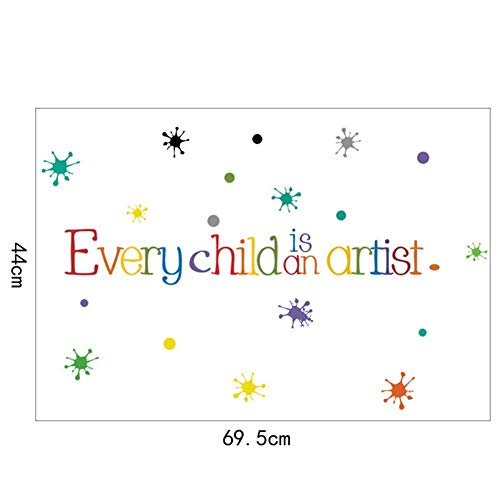 Vinilo decorativo con frase para habitación infantil miniatura 4