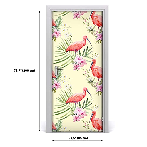 Adhesivo decorativo extraíble tropical para decorar el salón y el dormitorio 4