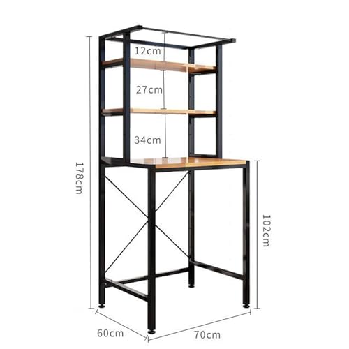 Étagère à linge avec support multifonction Nizat à haute capacité de rangement vertical