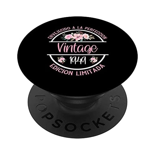 73 Cumpleaños Nacido En 1949 Vintage 73 Años PopSockets PopGrip Intercambiable