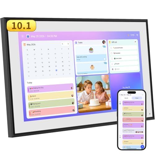 Image of 10.1 inch Smart Digital Calendar with Chore Chart & Touchscreen