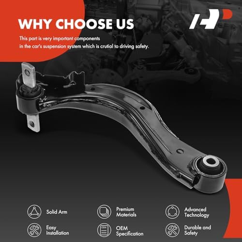 A-Premium Rear Right Upper Control Arm Kit Compatible with Honda Civic 2006-2011
