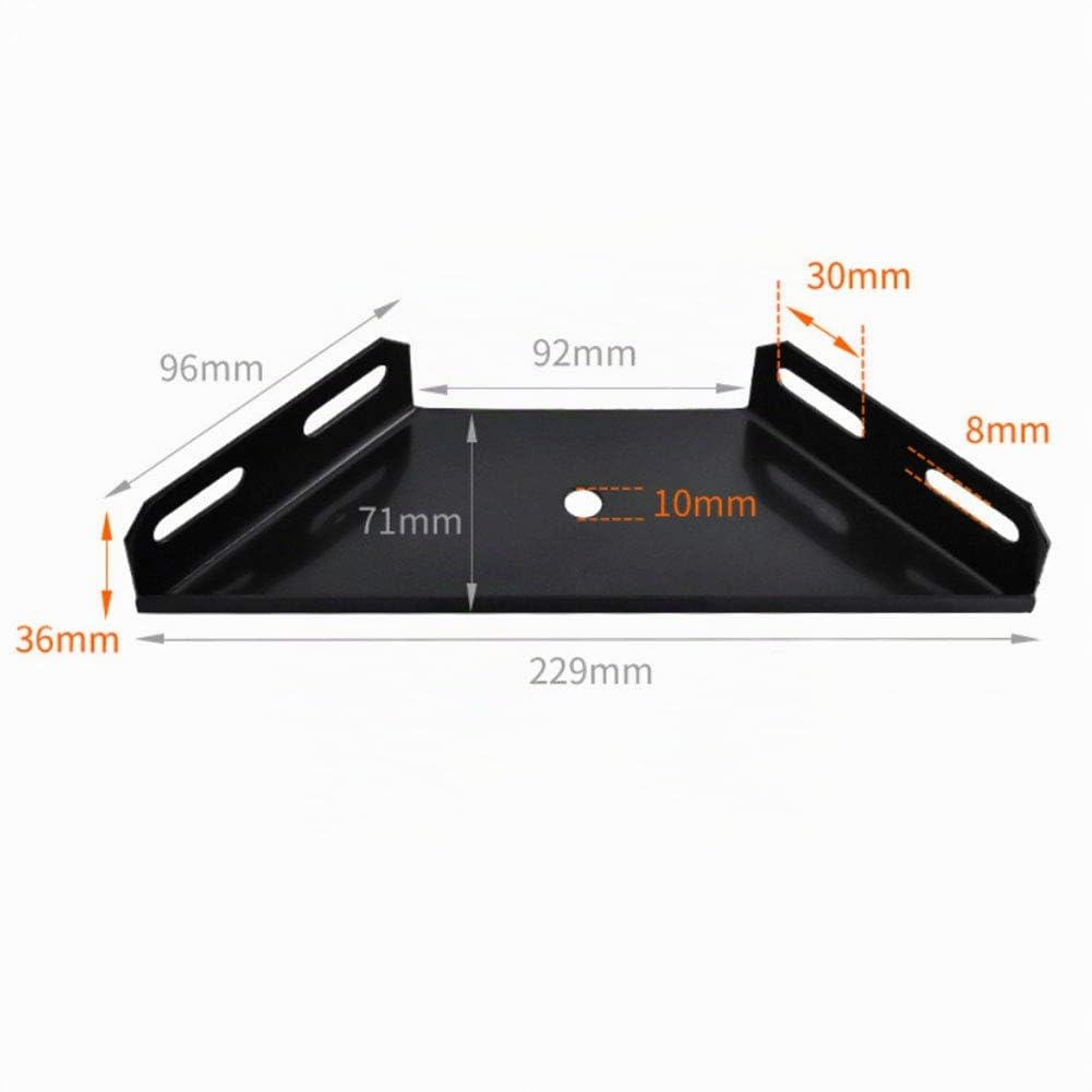 Staffa Angolare, 2 Pezzi Connettori Angolari Piastra Staffa Flangia per Impieghi Gravosi Accessori per Struttura del Letto per Mobili Giunto di Fissaggio, Tassello del Letto in Metallo 230x 92x 71mm