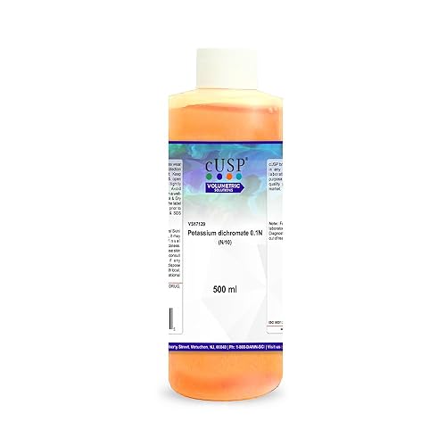 Solución volumétrica de dicromato de potasio 0.1N 500mL