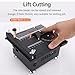 KKnoon Portable Desktop Electric Bench Saw, Mini Multi-Functional Table Saw for Crafts Wood Cutting, Speeds & Angle Adjustable with More Accessories for Plastic Acrylic Cutting
