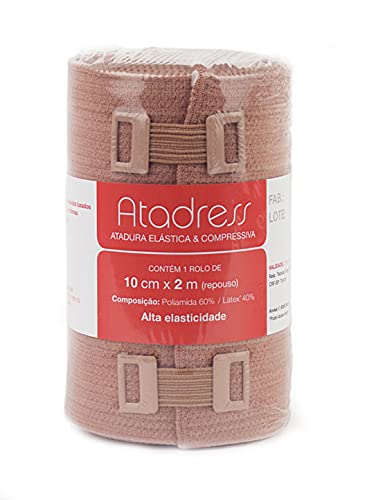 Atamed Atadura Elástica 102B Bege 10 Cm X 2 M
