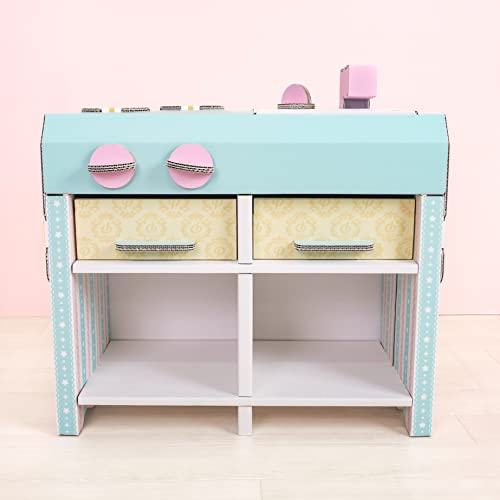 punny ほいく ダンボール キッチン (ときめきブルー)