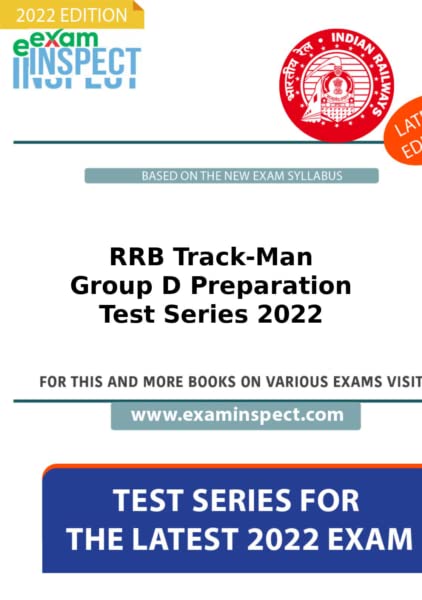 RRB Track-Man Group D Preparation Test Series 2022 [Paperback] Examinspect