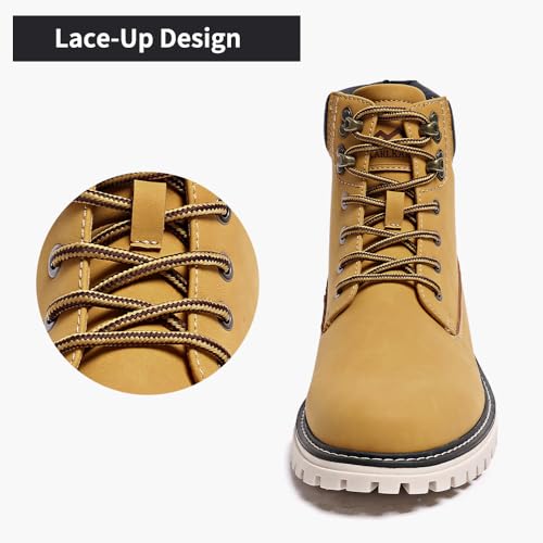 Image of Mens Snow Boots Fur Lined Hiking Boots Waterproof Anti-Slip Outdoor Climbing Shoes