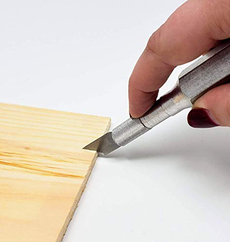 Excel Blades 44283 Craftsman Hobby Knife Set, Precision Cutting Tool Set, Craft Knife Set Includes Assortment Of Light Duty To Heavy Duty Handles And 13 Blades #TOP7