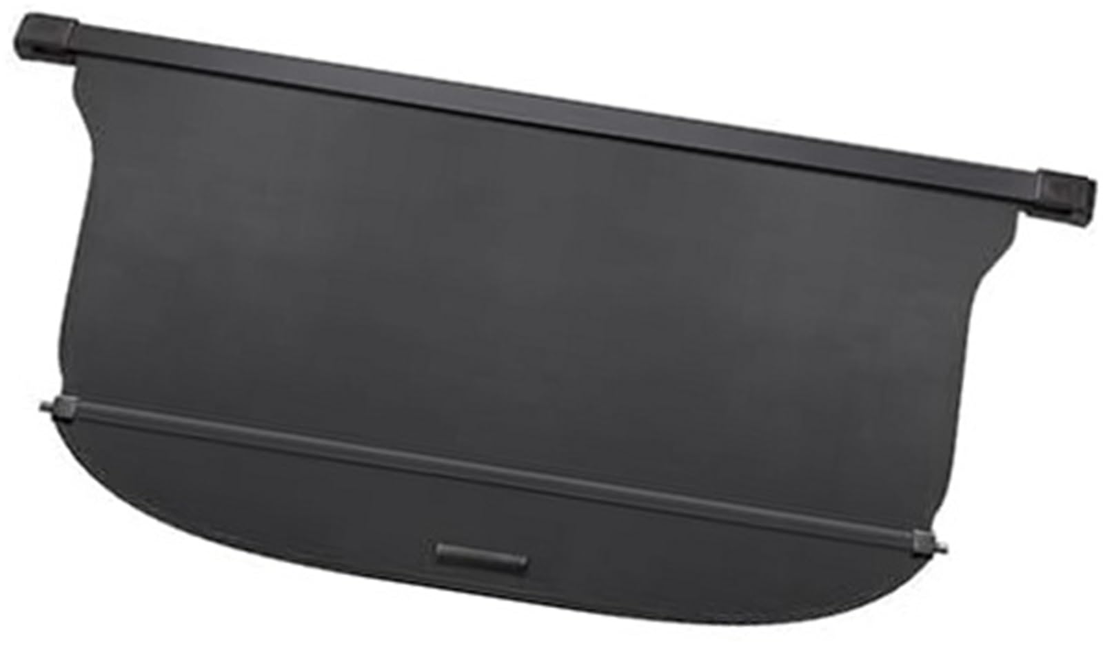 Fhjwqronte Black Canvas Rear Storage Fixing Frame Car Parcel Shelf, For Mazda, For Cx-7 2007-2012 Retractable Trunk Cargo Cover Rack Anti-Peeping Shield Privacy(Black Canvas)
