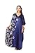 Navy Spheroid Floral Print Caftan, Plus Size, Style#Caf-59C2