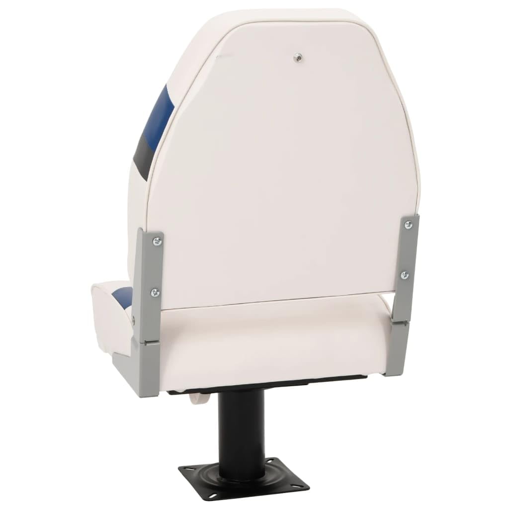 Set di sedili da barca pieghevoli con console, schienale alto, cerniere in alluminio resistente, poltrona imbottita per barche da pesca e jollen