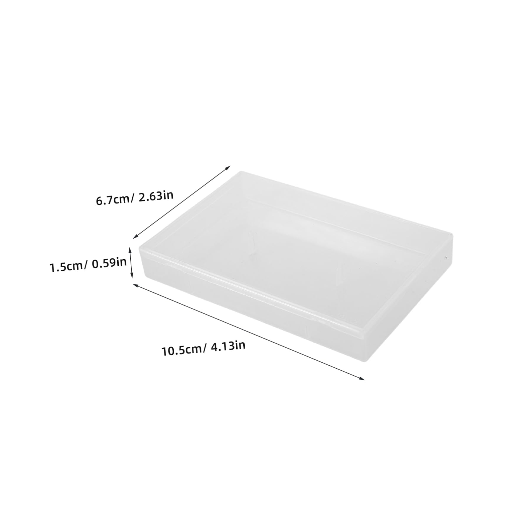 10 Pack Plastic Cassette Storage Box for Collectors