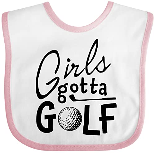 Image of inktastic Girls Gotta Golf Baby Bib