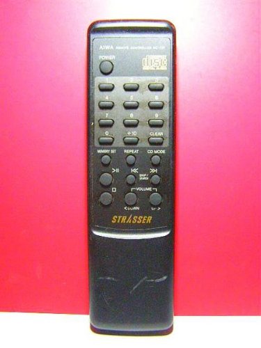 aiwa　AVシステム リモコン　RC-T143 希少品　アイワ ☆送料無料☆ aiwa AVシステム リモコン RC-T143 希少品 アイワ ☆送料無料☆ aiwa