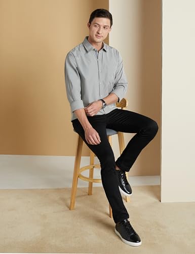 Image of Symbol Premium Men's Casual Cotton Poplin Shirt (Regular Fit)