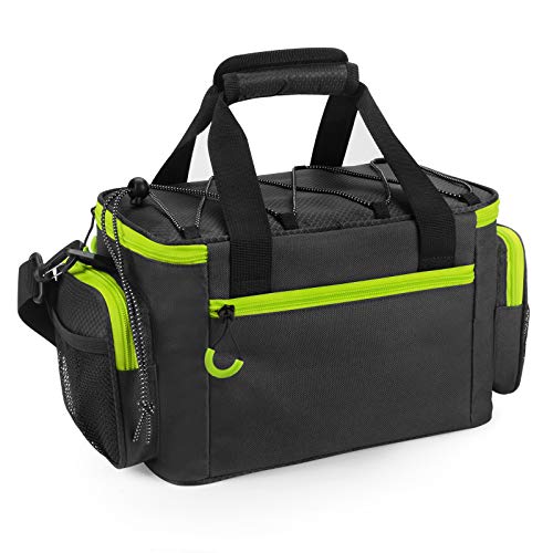 Calamus Fishing Tackle Bags - Fishing Bags For Saltwater Or Freshwater Fishing - Rip-Stop Pe - Padded Shoulder Strap - Pliers Storage - Green #TOP1