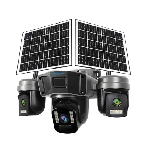Image of XUGA-Cybernautt Series X11V 12MP PTZ Dual Solar 4G Sim Outdoor CCTV Camera | Color Night Vision | Motion Detection | Water Proof | 2 Way Talk | Use Air-tel 4G Sim