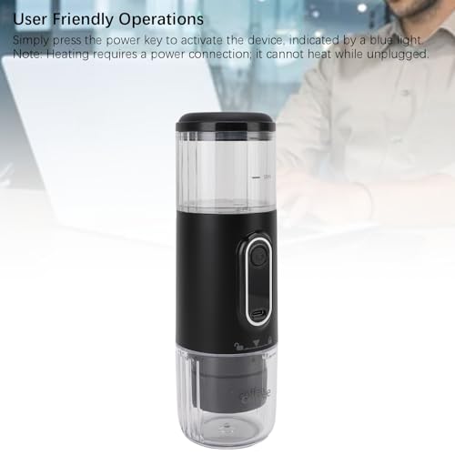 Cafetera portátil recargable 100 ml tipo cápsula miniatura 6