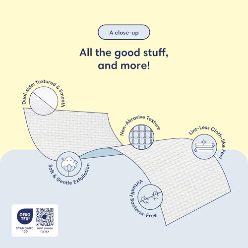 Toalha de rosto descartável ultra deluxe Carecloths™, sem fragrância e fiapos, 100% biodegradável, s