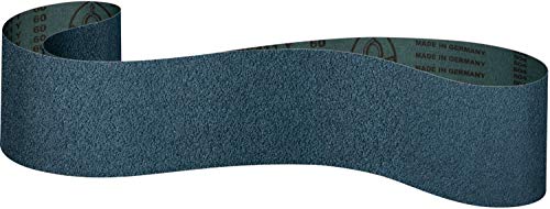 Courroies CS411Y 150X2000 grain 120 sur support tissu pour l'acier et métaux