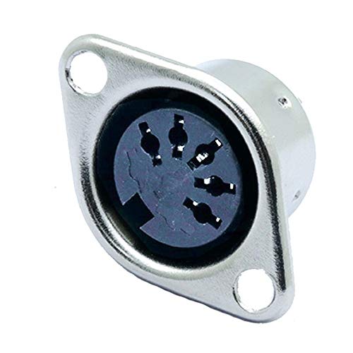 CentIoT - 5 PIN Female DIN RECPT Socket Hulled Panel Mount Solder MIDI Connectors (B08KWK18TH) Amazon Price History, Amazon Price Tracker