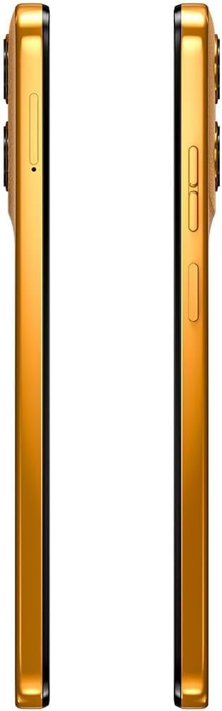 Motorola Moto G15 4G LTE (XT2521-2) 4+128GB Dual Sim | GSM Unlocked | International Model | for T-Mobile, Metro PCS, Mint, Ultra, & Tello - (Orange)