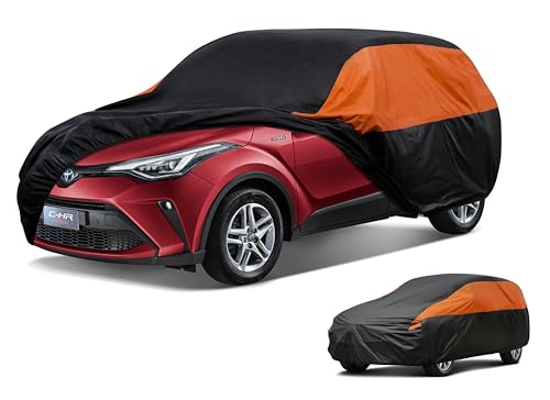 Image of GUNHYI Toyota Car Cover Custom Fit Toyota C-HR Waterproof All Weather for Automobiles, Lightweight Full Exterior Cover Outdoor Sun UV Rain Dust Snow Wind Protection.