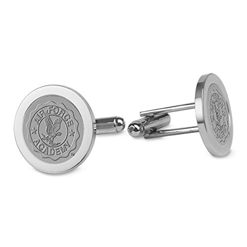 NCAA Air Force Falcons Adult Men Cufflinks, Silver