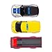 Dickie Toys - SOS-Team Spielzeugautos (je 15 cm) - 3er-Set Autos mit Freilauf für Kinder ab 3 Jahre, Volvo EX40 Polizeiauto, VW ID. Buzz Krankenwagen & Rosenbauer Penta Feuerwehrauto