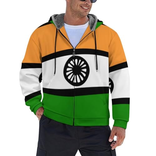 Veste à capuche homme chaude et polaire idéale pour le sport casual