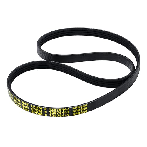 Image of AC Belt 12576447 Compatible with Chevy Silverado Tahoe Suburban Avalanche Express, GMC Sierra Yukon Savana, Cadillac Escalade, Air A /C Compressor Driver Belt for 1999-2008 V8 Engine